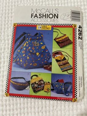 McCall's Fashion Accessories Sewing Pattern